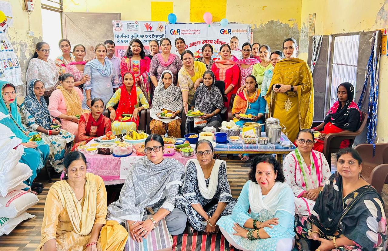 Various activities to celebrate Poshan Mah, 2024 under Poshan Abhiyan in District SAS Nagar - District Program Officer Gagandeep Singh